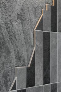 a close up of a wall