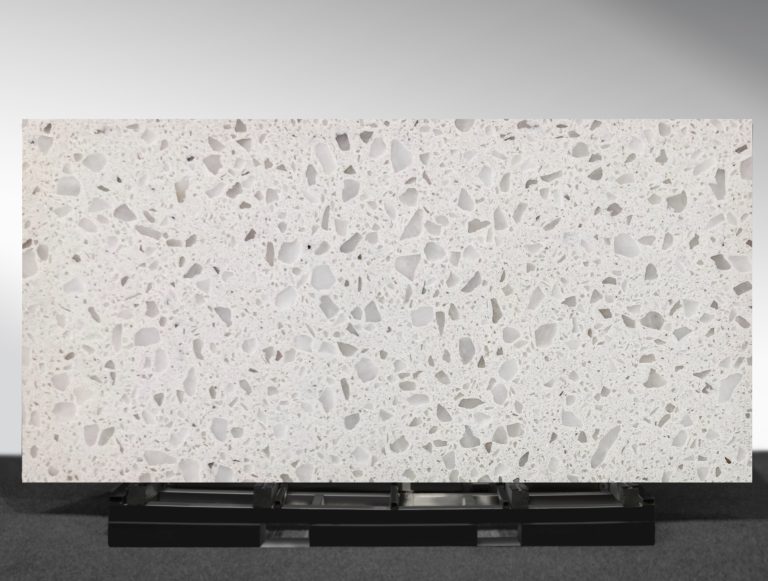 AC8122 Gloss Pearl Sand porcelain stone slab with soft pearl beige tones and glossy finish | AUSKstone