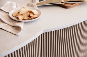 Elba White 8300 MinQ Zero Slab Polished / Leather Honed Talostone - Image 4