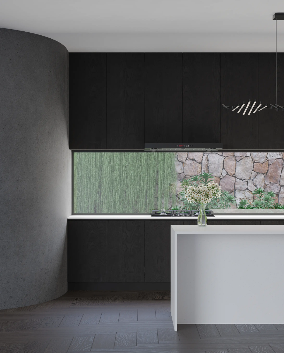 1101 Callum White 1 Vicostone Callum White 1101 quartz kitchen benchtop bright modern white interior