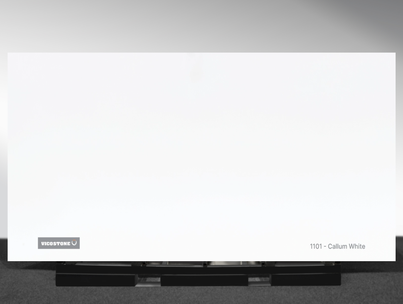 1101 Callum White Vicostone Callum White 1101 quartz slab pure white surface polished finish