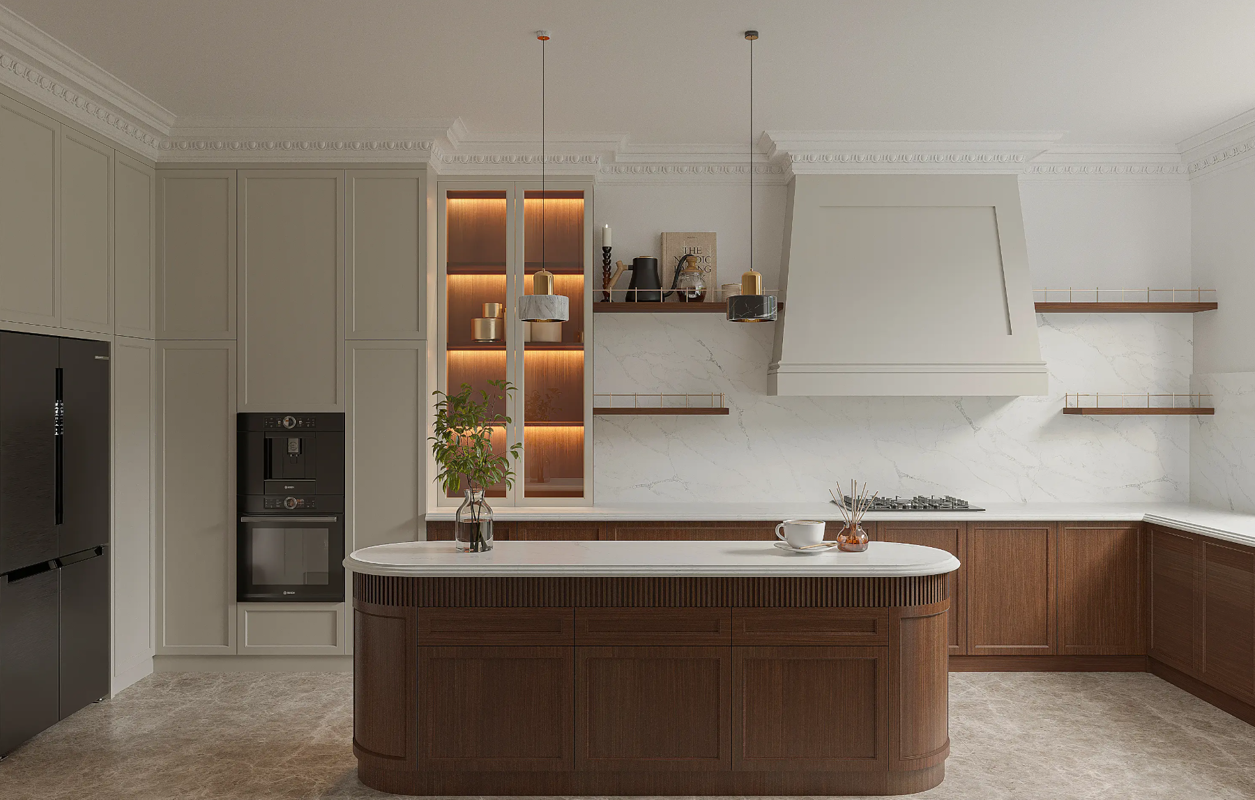 1606 Idalie3 Premium Vicostone Idalie 1606 quartz slab white-gray engineered stone with subtle veining