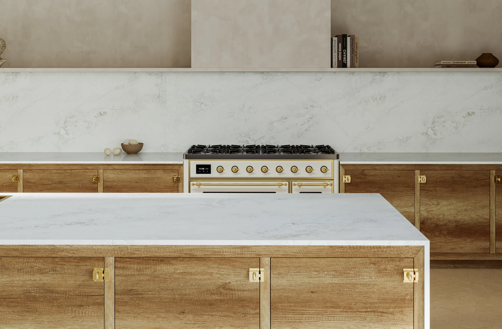 1806 Vilina3 White-gray engineered stone benchtop Vicostone Vilina 1806 subtle beige gray texture