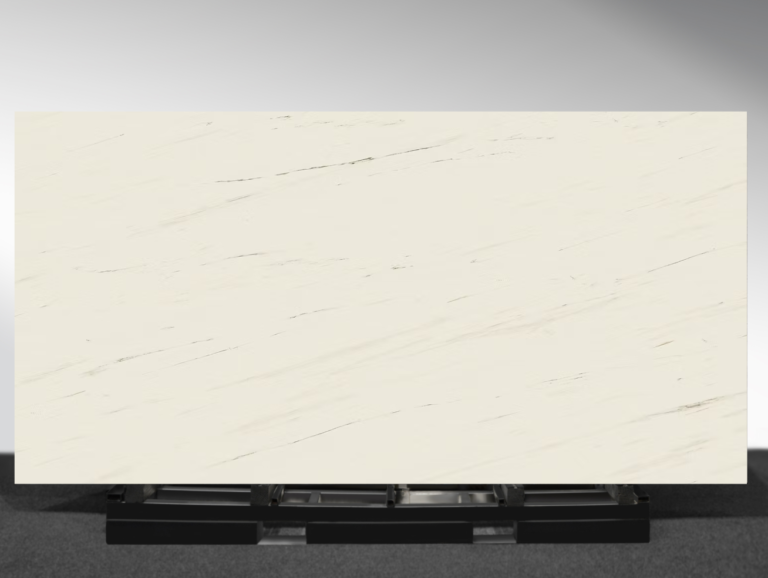 Bianco Dolomite polished porcelain slab clean white surface