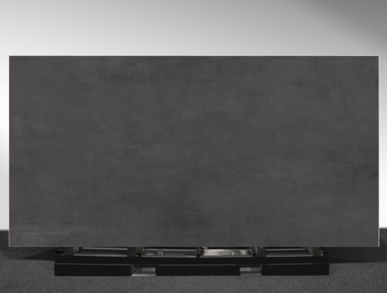 Boost Tarmac porcelain slab dark asphalt grey industrial surface