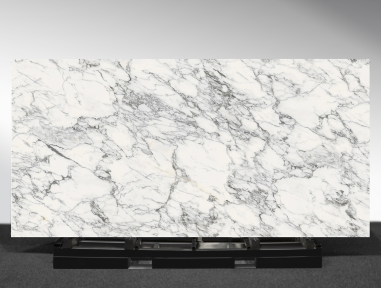 AC2089 3D Matt Bescato Vagli AC Stone slab with dramatic grey veining and textured matt finish | AUSKstone