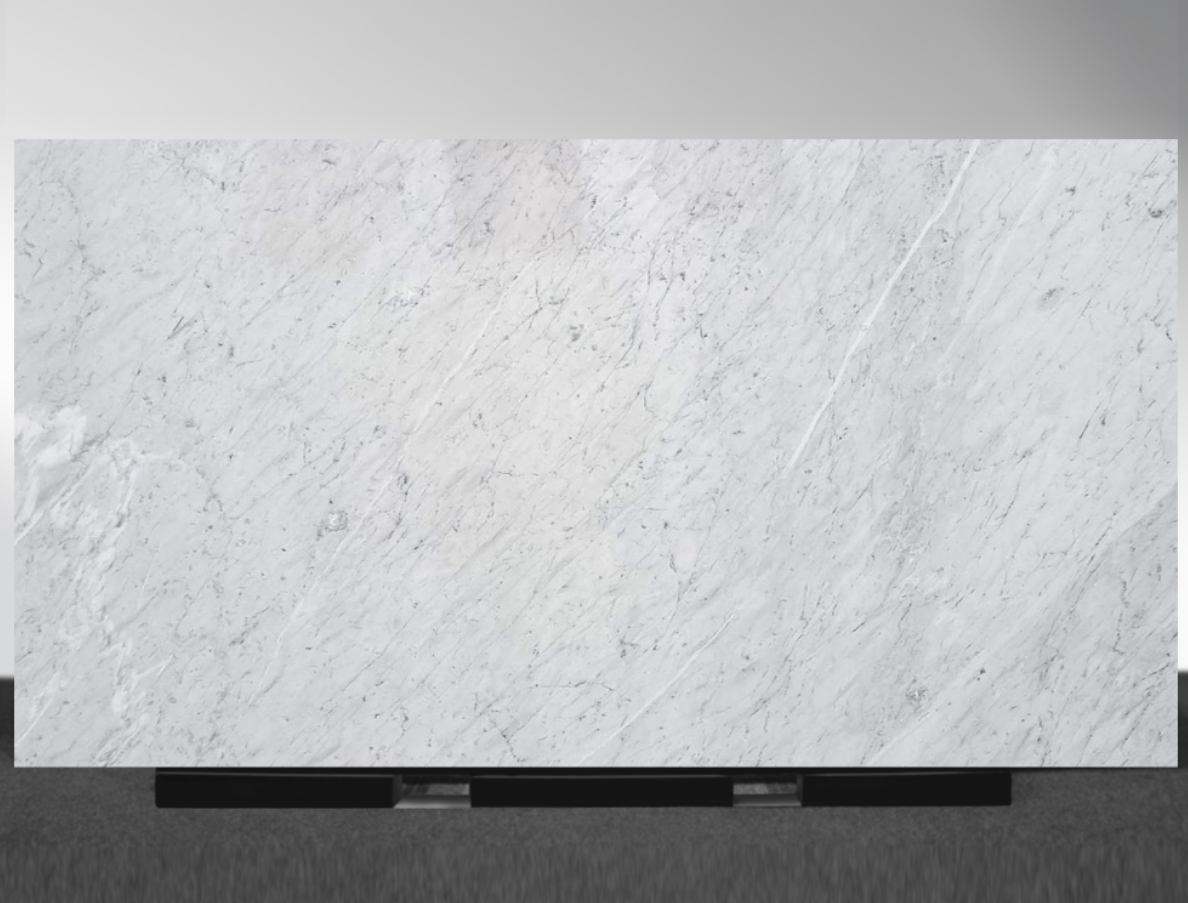 Bianco Carrara Marble Bianco Carrara Marble slab with classic white and grey veining | AUSKstone