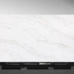 Kitchen benchtop featuring Calacatta Dorada quartz surface by AUSKstone
