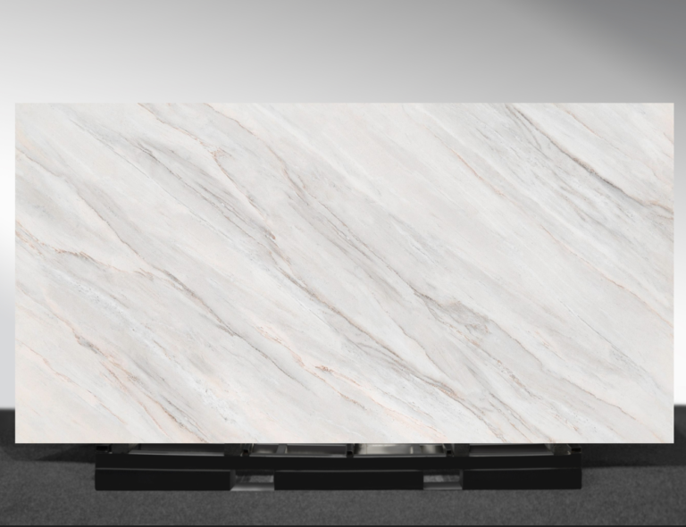 A170 Palissandro White Book Match Full Body Unistone quartz slab matt finish