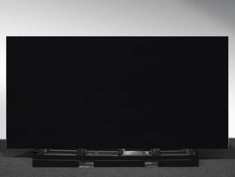 Pure Black sintered stone slab with deep matte black finish, minimalist modern surface AUSKstone Australia