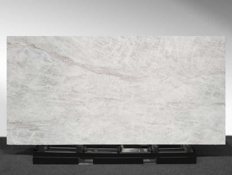 Taj Mahal 2 sintered stone slab with warm beige base and soft gold and grey veining AUSKstone Australia