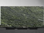 Verde Fusion Granite slab with dramatic green, gold and brown natural patterns | AUSKstone