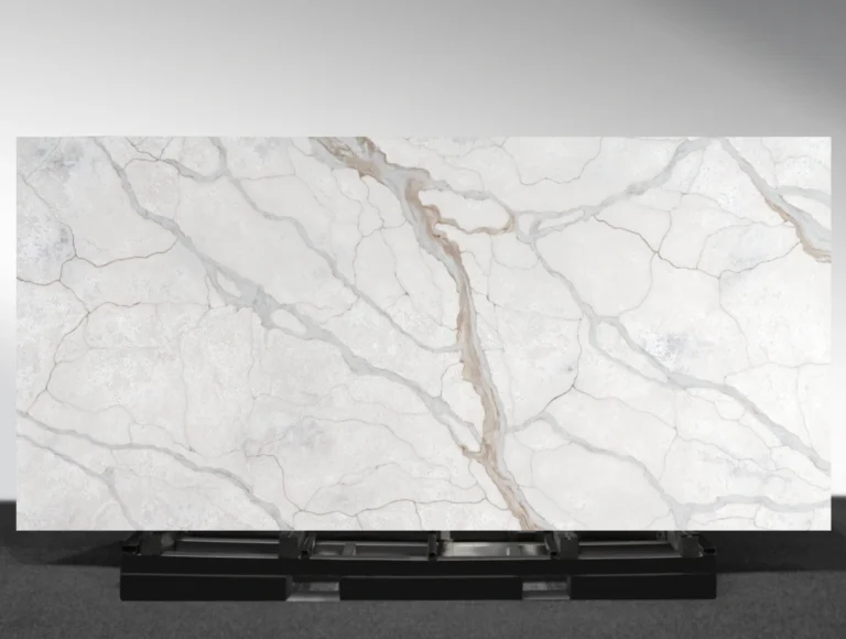 It works well for feature islands, splashbacks, and wall applications where the structure of the veining can be seen clearly.