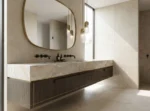 Austral Dream Honed Dolomite natural stone slab by YDL Stone with soft warm beige and grey veining, matte honed finish, available at AUSKstone Sydney for kitchen benchtops, vanities, splashbacks and feature walls.