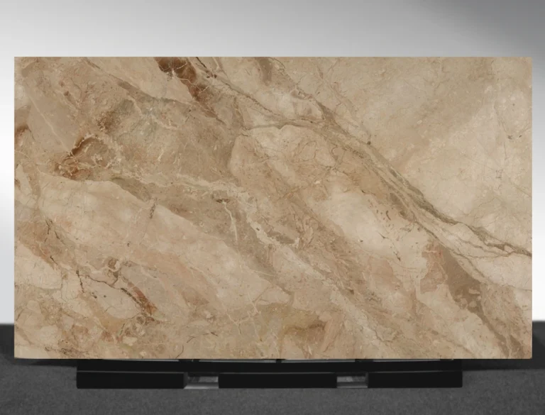 Breccia Aurora Marble honed slab, 3.20 x 1.86m, 20mm thickness, available at AUSKstone Sydney.