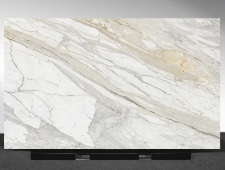Calacatta Borghini Marble honed slab, 3.35 x 1.92m, 20mm thickness, available at AUSKstone Sydney.