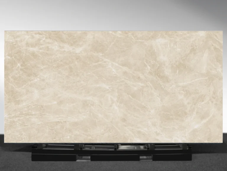 Diamond Cream sintered stone marble cream texture surface close up