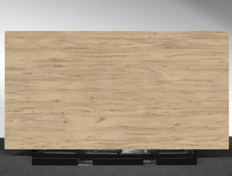 Sabbia wood effect sintered stone timber texture surface close up